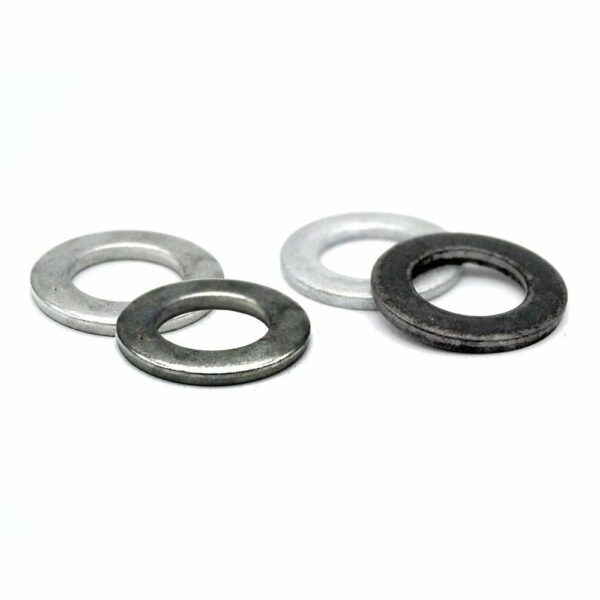 Bright flat washers