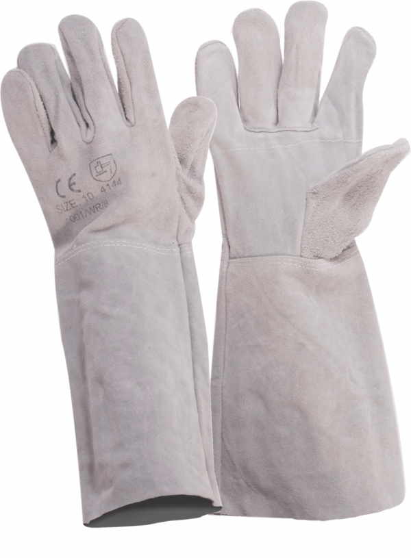 Double palmed leather gloves