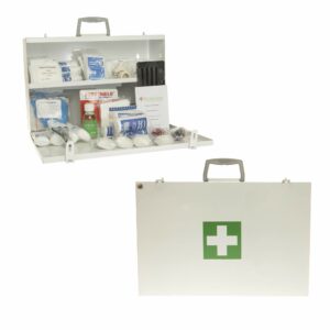 Government regulation First Aid kit metal wall mount case